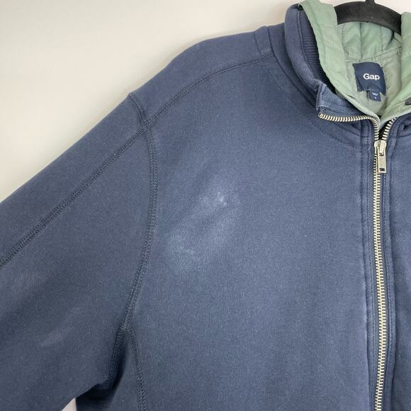 GAP full zip sweatshirt with attached vest liner Men's Large - Picture 8 of 16